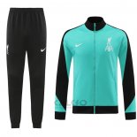 Tuta da Track di Giacca Liverpool 2024-2025 Verde