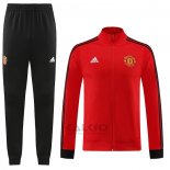 Tuta da Track di Giacca Manchester United 2023-2024 Rosso