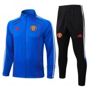 Tuta da Track di Giacca Manchester United 2025-2026 Blu