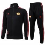 Tuta da Track di Giacca Manchester United 2025-2026 Nero