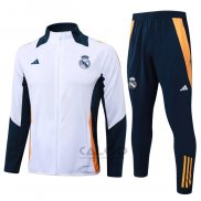 Tuta da Track di Giacca Real Madrid 2024-2025 Bianco