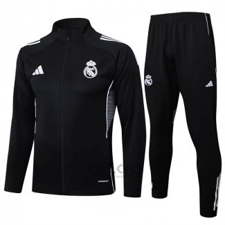 Tuta da Track di Giacca Real Madrid 2025-2026 Nero