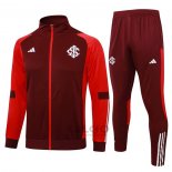 Tuta da Track di Giacca SC Internacional 2024-2025 Rosso