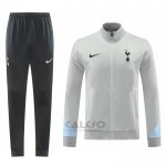 Tuta da Track di Giacca Tottenham Hotspur 2024-2025 Grigio