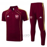 Conjunto Polo Arsenal 2025-2026 Rosso