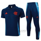 Conjunto Polo Flamengo 2024-2025 Blu