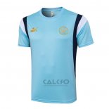 Maglia Allenamento Manchester City 2023-2024 Blu