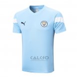 Maglia Allenamento Manchester City 2022-2023 Blu