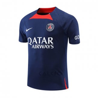 Maglia Allenamento Paris Saint-Germain 2022-2023 Blu Scuro