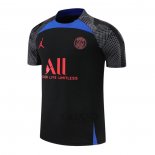 Maglia Allenamento Paris Saint-Germain 2022-2023 Nero e Blu