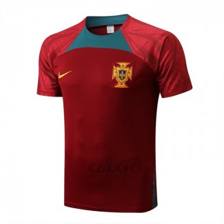 Maglia Allenamento Portogallo 2022-2023 Rosso