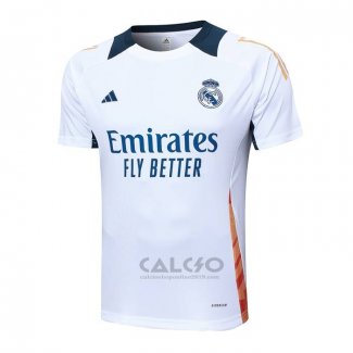 Maglia Allenamento Real Madrid 2024-2025 Bianco