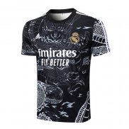 Maglia Allenamento Real Madrid Dragon 2024-2025 Nero