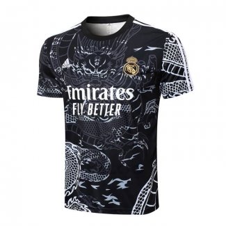 Maglia Allenamento Real Madrid Dragon 2024-2025 Nero