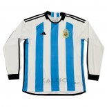 Maglia Argentina 3 Stelle Home Manica Lunga 2022