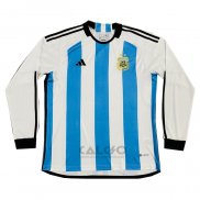 Maglia Argentina 3 Stelle Home Manica Lunga 2022