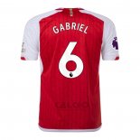 Maglia Arsenal Giocatore Gabriel Home 2023-2024