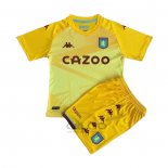 Maglia Aston Villa Portiere Bambino 2021-2022 Giallo