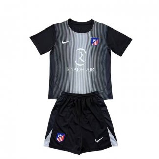 Maglia Atletico Madrid Portiere Bambino 2025-2026 Nero