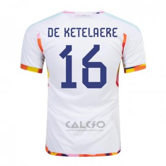 Maglia Belgio Giocatore De Ketelaere Away 2022