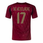 Maglia Belgio Giocatore De Ketelaere Home 2024