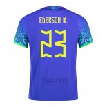 Maglia Brasile Giocatore Ederson M. Away 2022