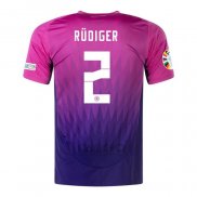 Maglia Germania Giocatore Rudiger Away 2024