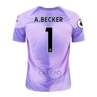 Maglia Liverpool Portiere Giocatore A.becker Home 2022-2023