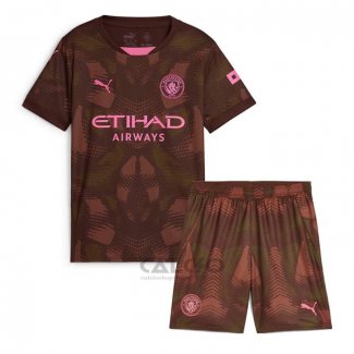 Maglia Manchester City Portiere Home Bambino 2024-2025