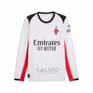 Maglia Milan Away Manica Lunga 2025-2026