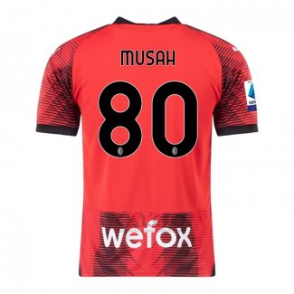 Maglia Milan Giocatore Musah Home 2023-2024