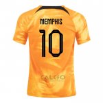 Maglia Paesi Bassi Giocatore Memphis Home 2022