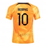 Maglia Paesi Bassi Giocatore Memphis Home 2022