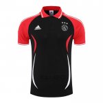 Maglia Polo Ajax 2022-2023 Nero e Rosso