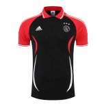 Maglia Polo Ajax 2022-2023 Nero e Rosso