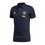 Maglia Polo Manchester United 2018-2019 Blu