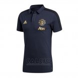 Maglia Polo Manchester United 2018-2019 Blu