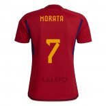 Maglia Spagna Giocatore Morata Home 2022