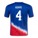 Maglia Stati Uniti Giocatore Adams Away 2024
