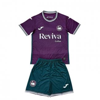 Maglia Swansea City Away Bambino 2025-2026