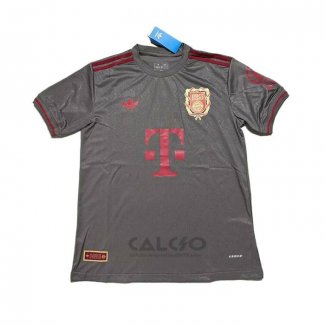 Maglia Bayern Monaco 125 Aniversario 2024 Nero Rosso Thailandia