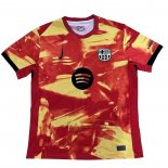 Maglia FC Barcellona Special 2025-2026 Arancione Thailandia