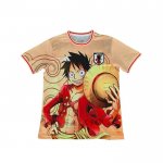 Maglia Giappone Anime Luffy 2025-2026 Arancione Thailandia