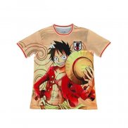 Maglia Giappone Anime Luffy 2025-2026 Arancione Thailandia