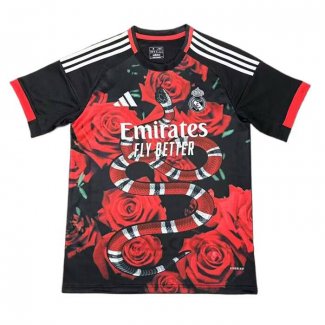 Maglia Real Madrid Dragon 2025-2026 Rosso Thailandia