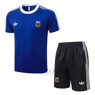 Tuta da Track Argentina Manica Corta 2026-2027 Blu - Pantaloncini