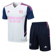 Tuta da Track Arsenal Manica Corta 2022-2023 Verde - Pantaloncini