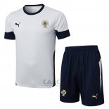 Tuta da Track Portogallo Manica Corta 2024-2025 Bianco - Pantaloncini