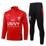 Tuta da Track di Felpa Al Hilal Bambino 2025-2026 Rosso