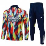 Tuta da Track di Felpa Arsenal 2025-2026 Blu Giallo Rosso